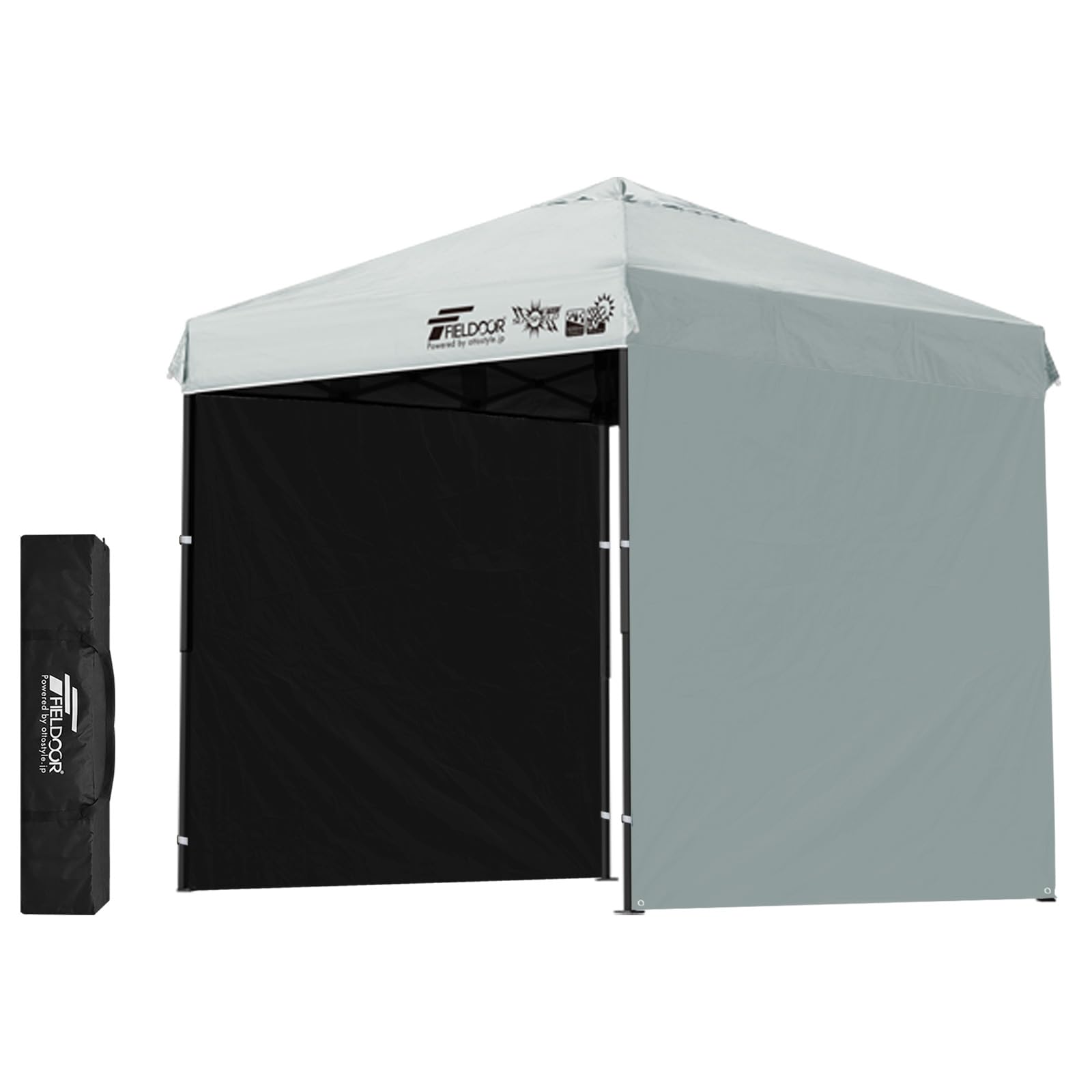 超美品！！FIELDOORワンタッチタープテント Amazon | FIELDOOR 【完全遮光】 ワンタッチタープテント G03